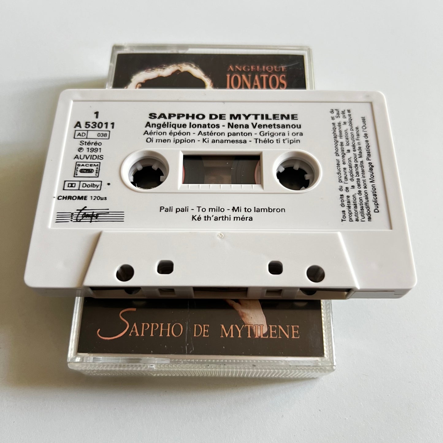 Angélique Ionatos - Nena Venetsanou - Sappho De Mytilene - 1991