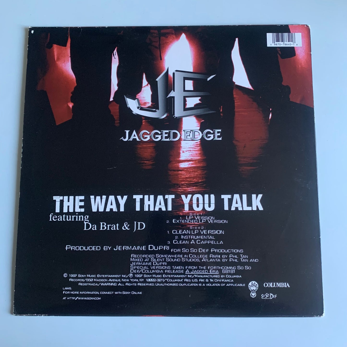 Jagged Edge - Da Brat - JD - The Way That You Talk - Single 1997