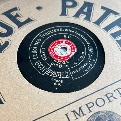 Disque Pathé - Le Départ Du Pâtre / Le Roi Des Tyroliens - 25cm