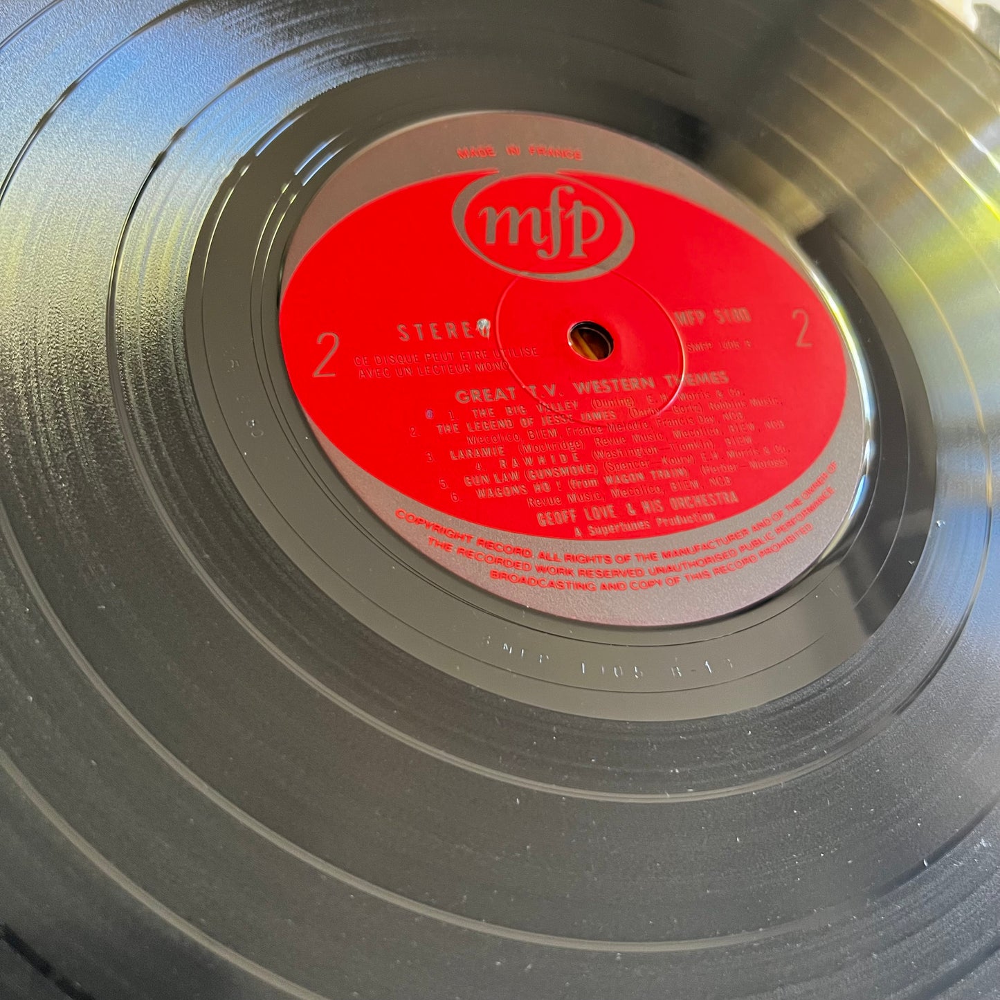 Geoff Love & His Orchestra - Great T.V. Western Themes - LP 1971