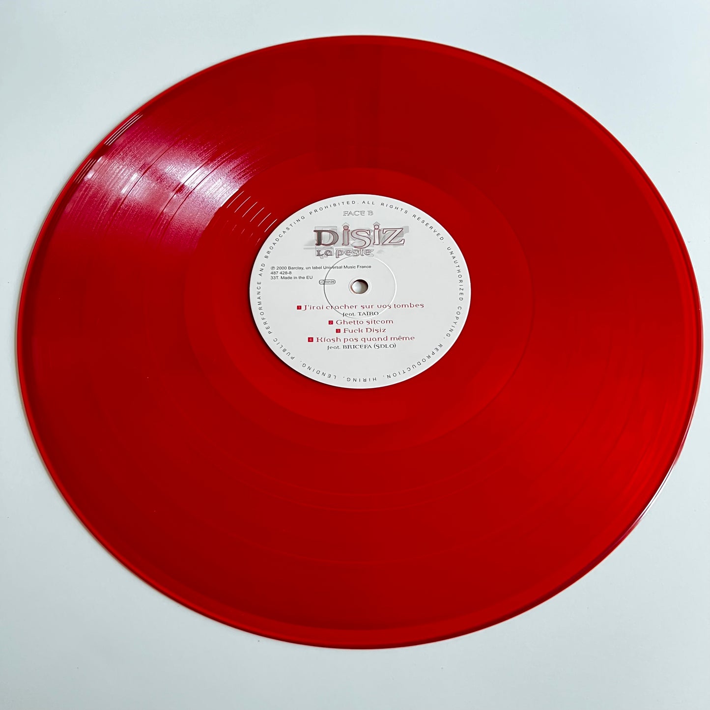 Vinyle - Disiz La Peste - Le Poisson Rouge - Double LP Rouge Vert Red Green - 2026