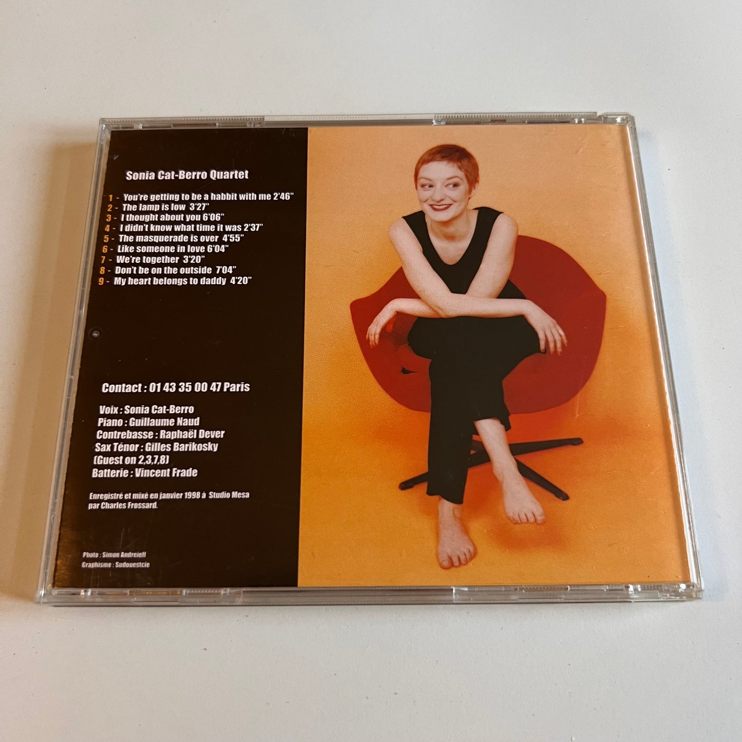 CD - Sonia Cat-Berro Quartet - A Singing Affair - 1998