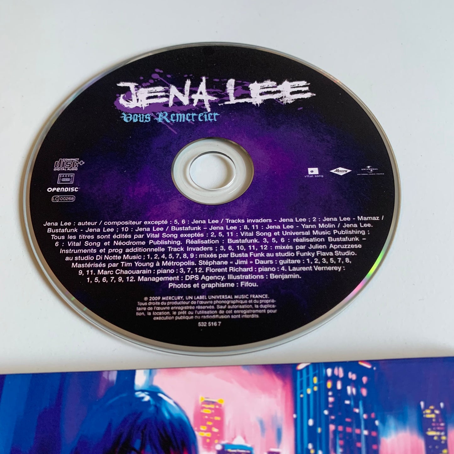 CD - Jena Lee - Vous Remercier - 2010