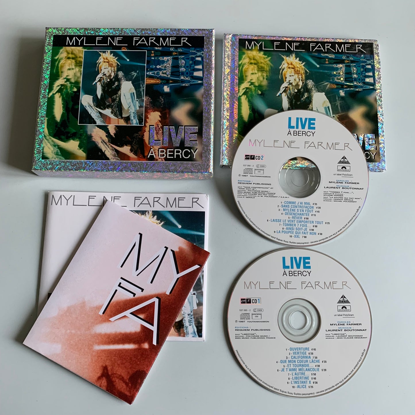 CD - Mylene Farmer - Live À Bercy - Edition Limitée - Box Set + Poster 1997 - Occasion