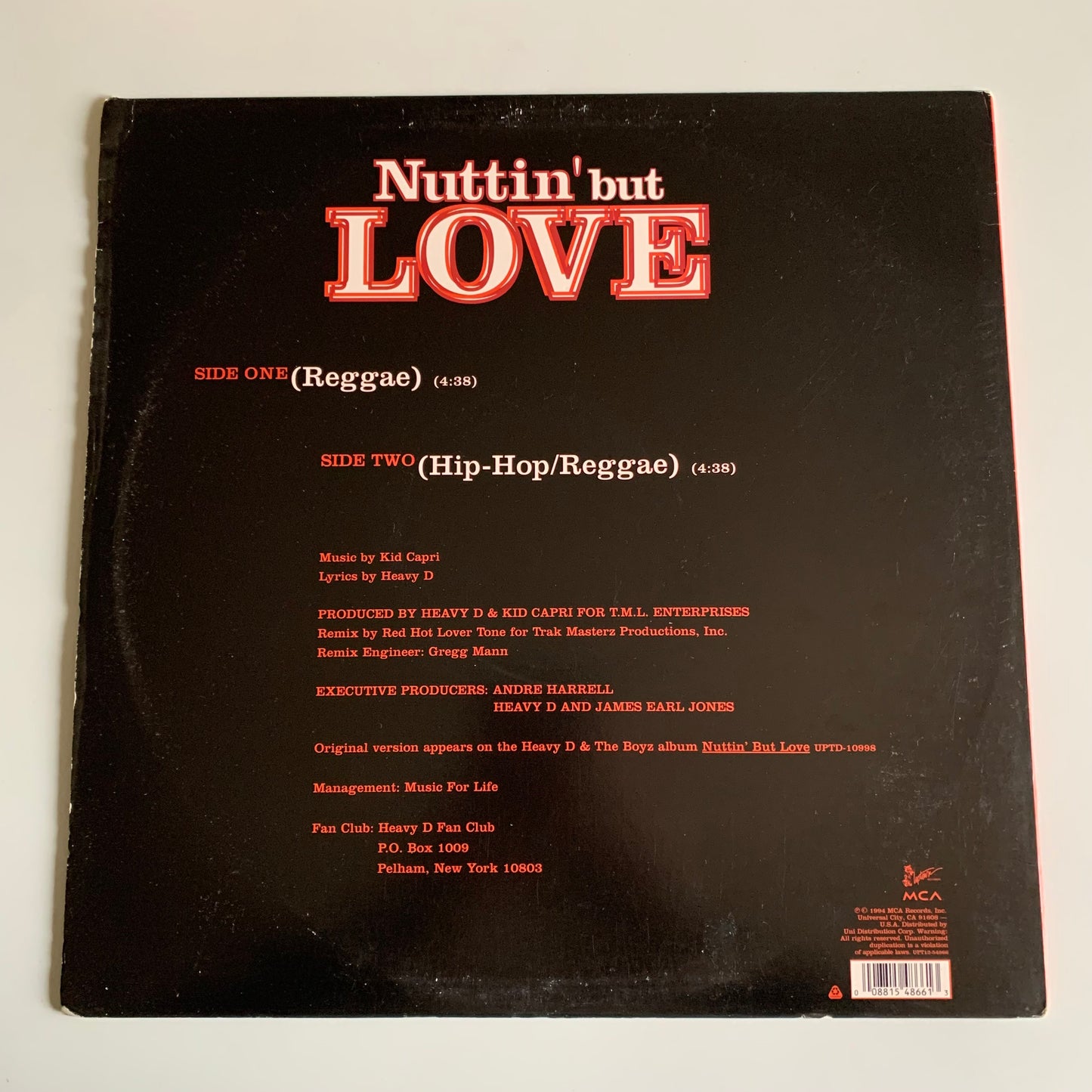 Heavy D. & The Boyz - Nuttin' But Love - Single 1994