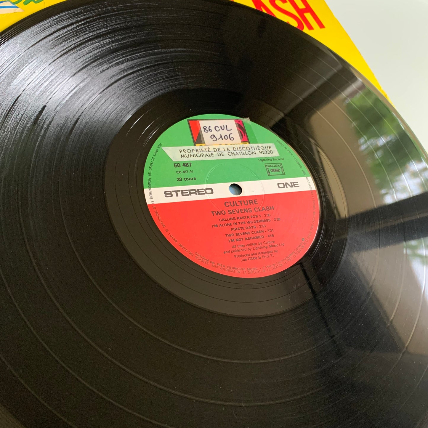 Culture - Two Sevens Clash - LP 1978 Occasion