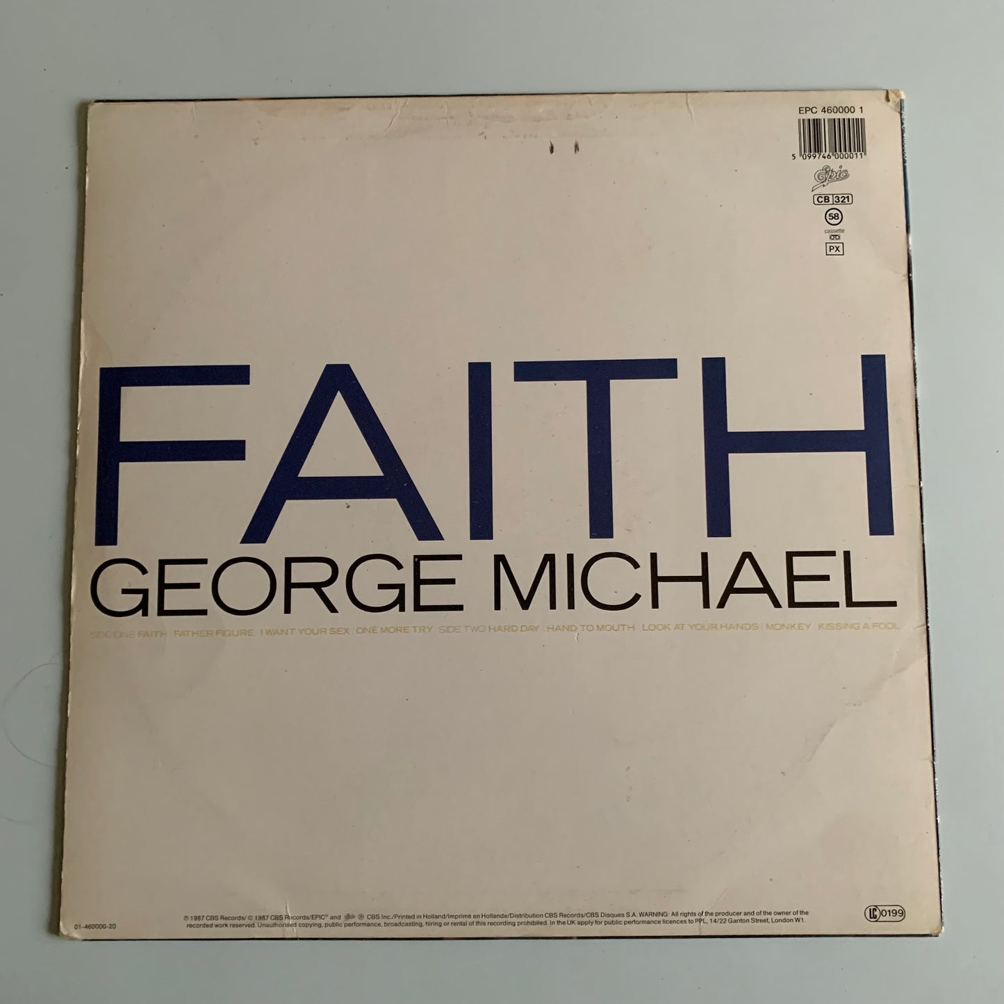 George Michael - Faith - LP 1987