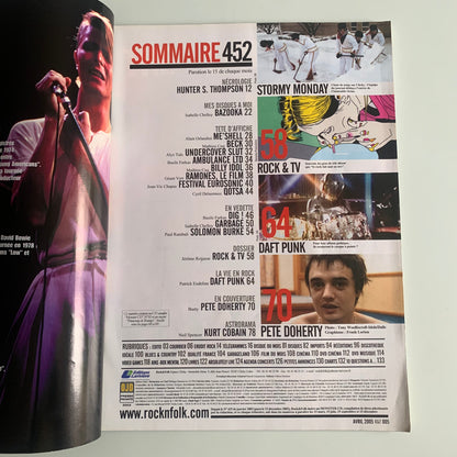 Magazine Rock & Folk - Nº452 Avril 2005