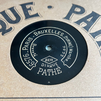 Disque Pathé - Paris - Bruxelles/ la Mattchiche - 25cm