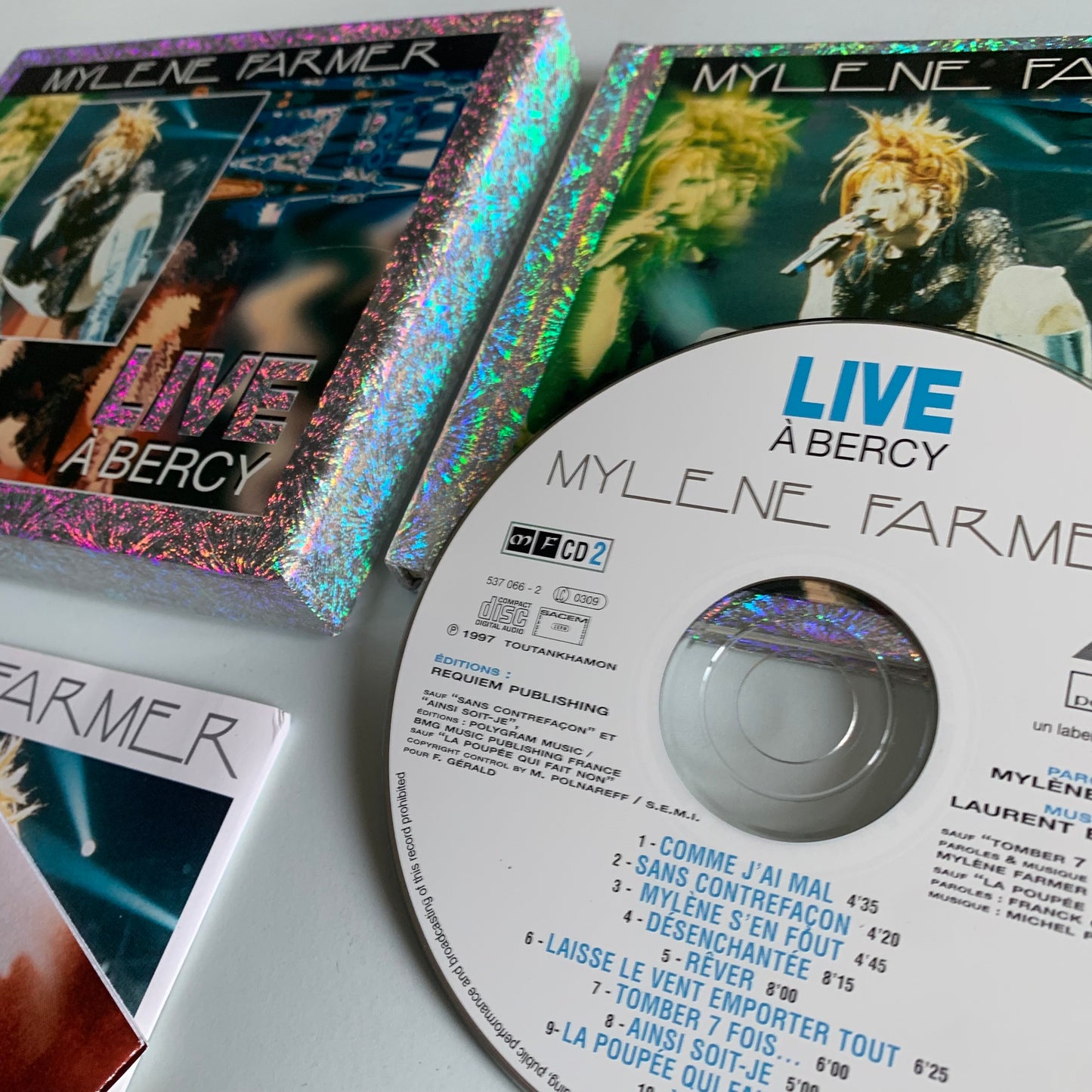 CD - Mylene Farmer - Live À Bercy - Edition Limitée - Box Set + Poster 1997 - Occasion