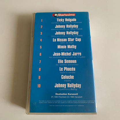 Johnny Hallyday - Starissime 1 - 1995 VHS Occasion