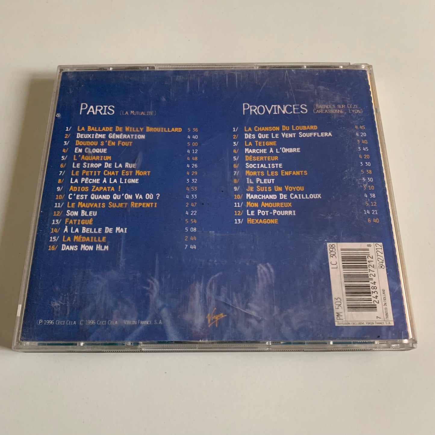 CD - Renaud - Paris - Provinces Aller / Retour - 1996 Occasion