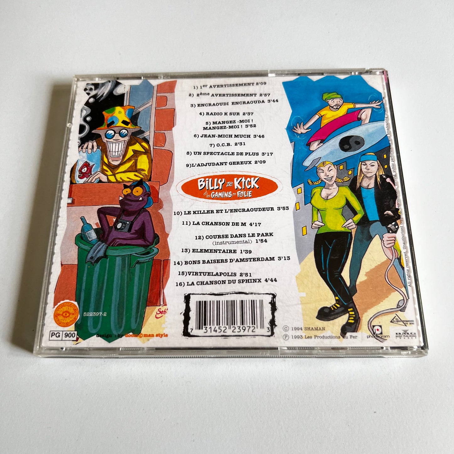 CD - Billy Ze Kick Et Les Gamins En Folie - 1994