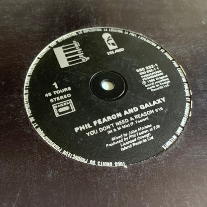 Phil Fearon And Galaxy - You Don't Need A Reason - Single 1985