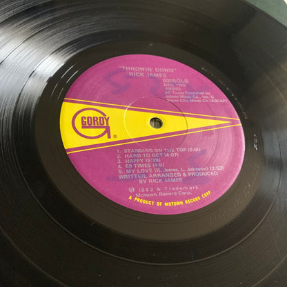 Rick James - Throwin' Down - LP 1982