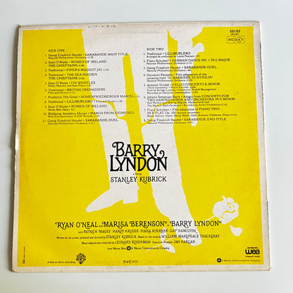 Barry Lyndon - (Music From The Soundtrack) - LP 1976