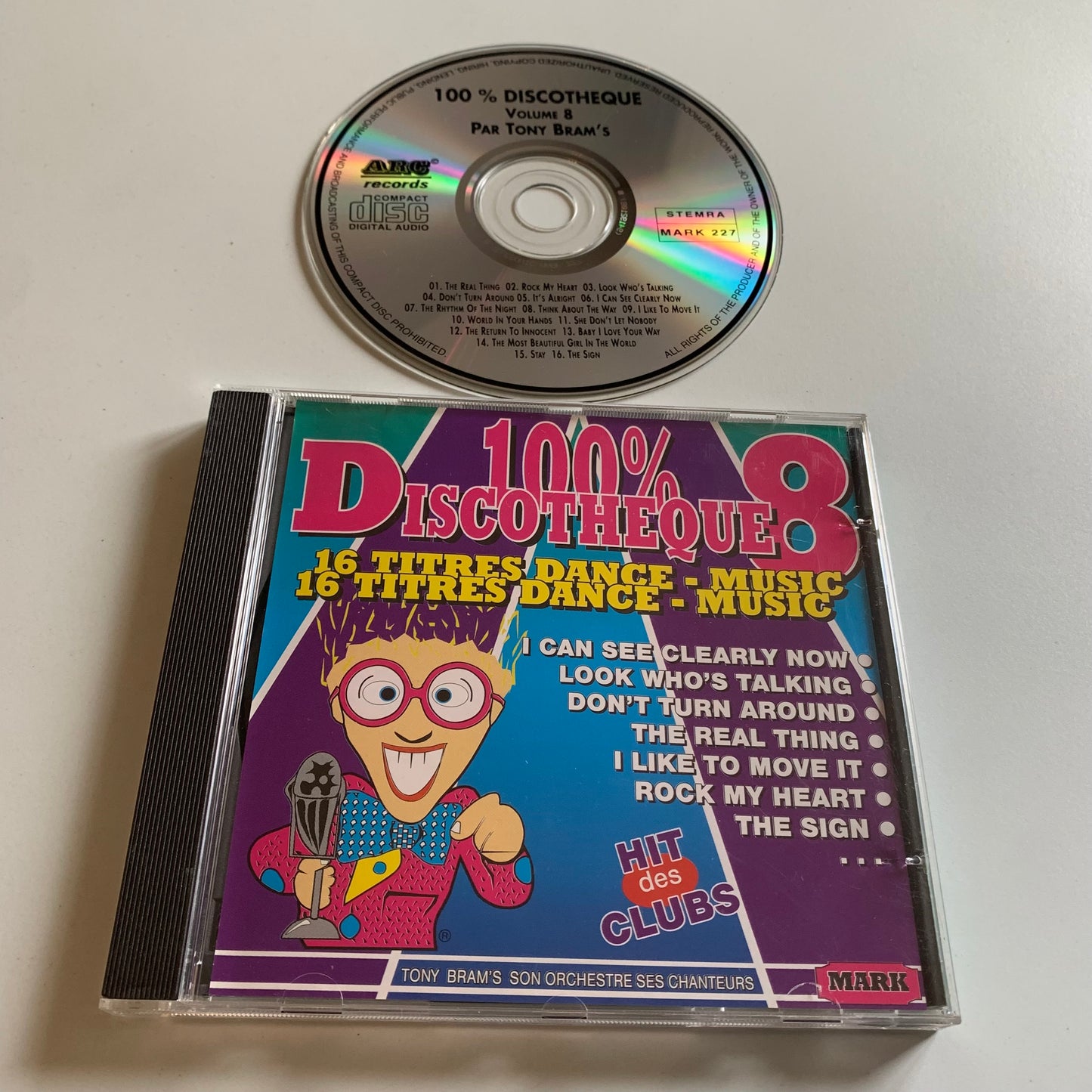 CD - Tony Bram's - 100% Discotheque Volume 8