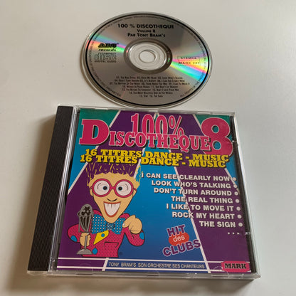 CD - Tony Bram's - 100% Discotheque Volume 8