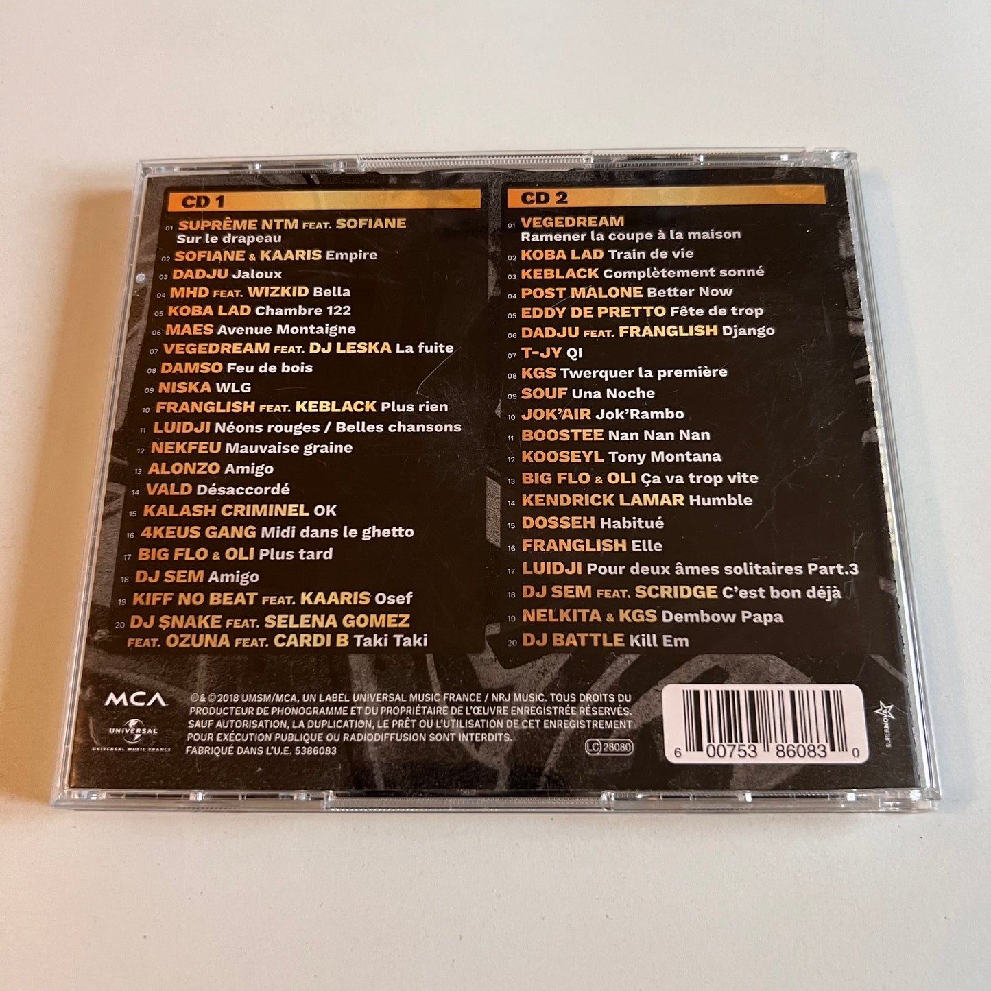 CD - Compilation - Rap Club 2019