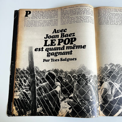 Paris Match - Joan Baez - Nº 1110 15 Août 1970