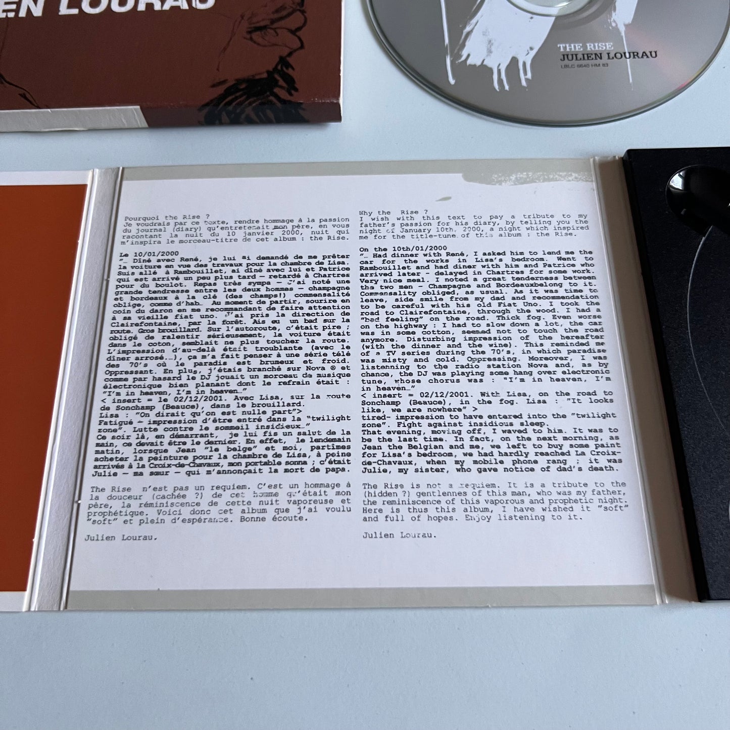 CD - Julien Lourau - The Rise - 2001