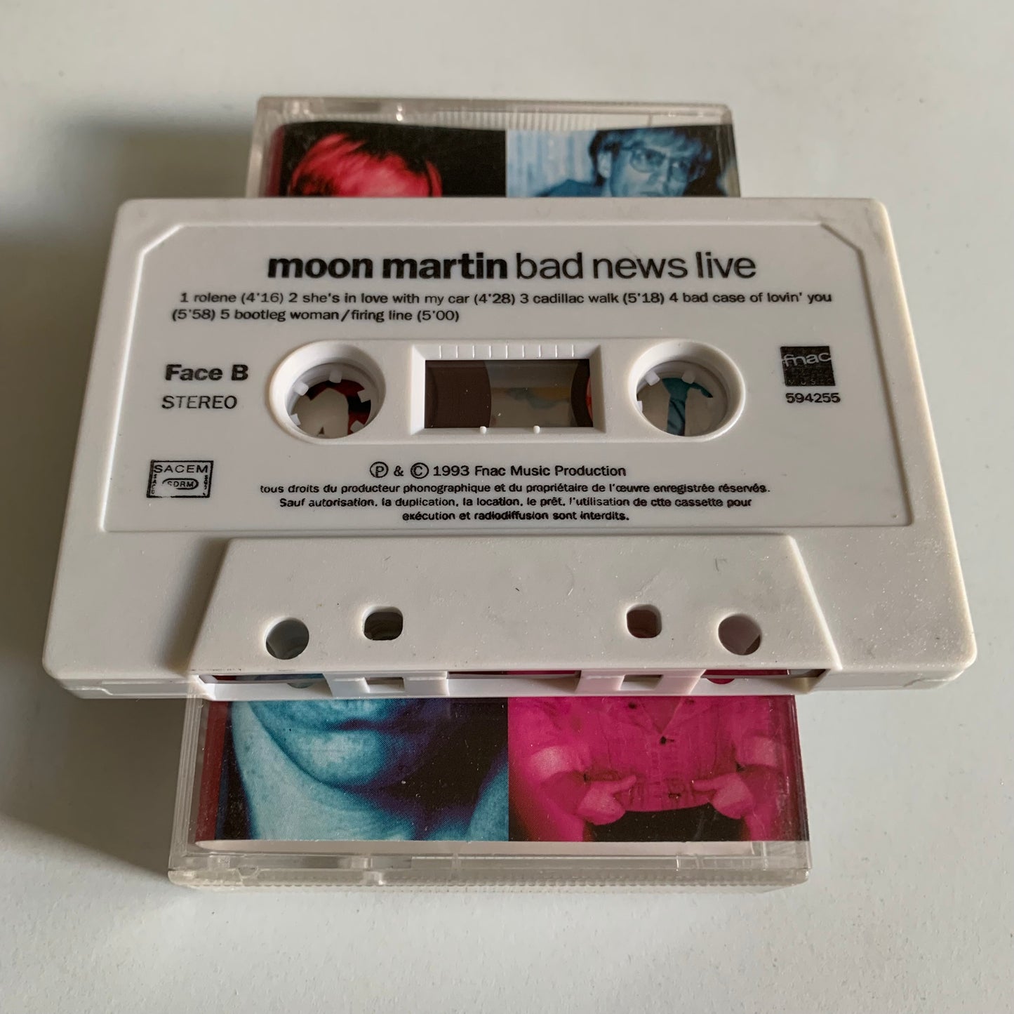 Moon Martin - Bad News Live - 1993 Occasion