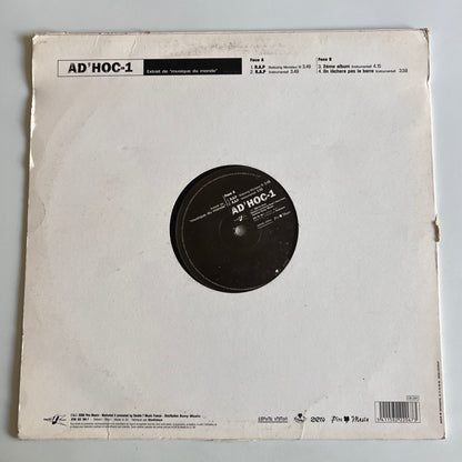 Ad'Hoc-1 - R.A.P. / On Lâchera Pas la Barre - Single 2000