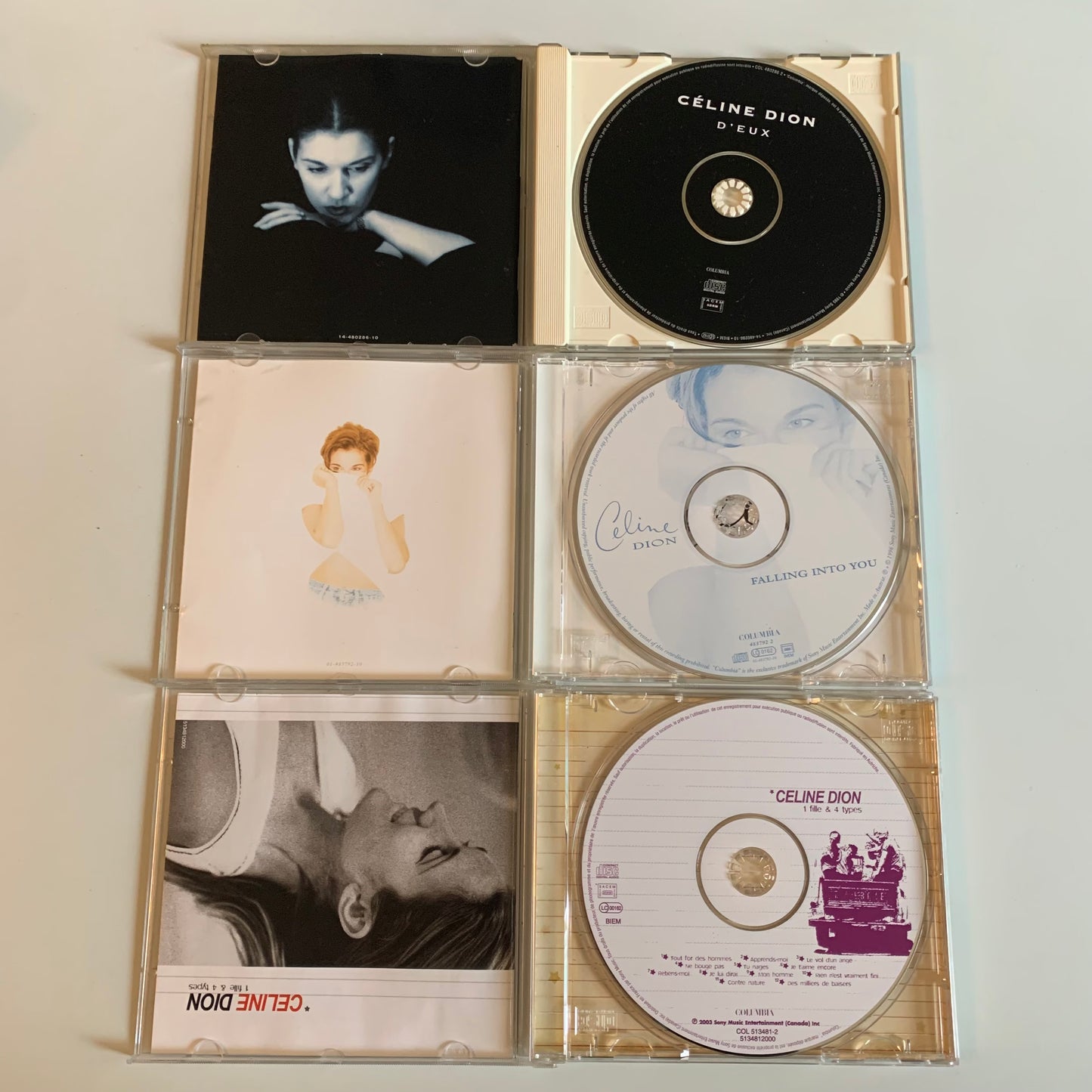 CD - Céline Dion - Lot 8 Album + 1 Maxi Single - Occasion