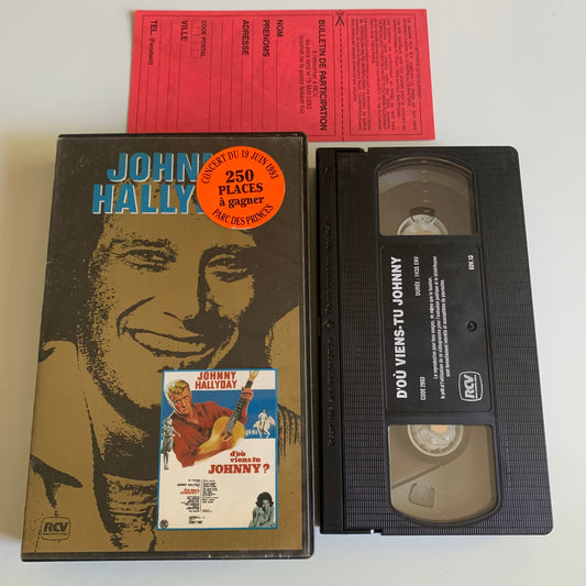 Johnny Hallyday - D’où viens-tu Johnny ? - VHS Occasion