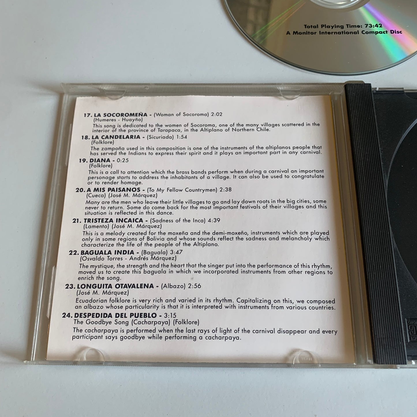CD - Illapu - Volume 2. Raza Brava - 1986