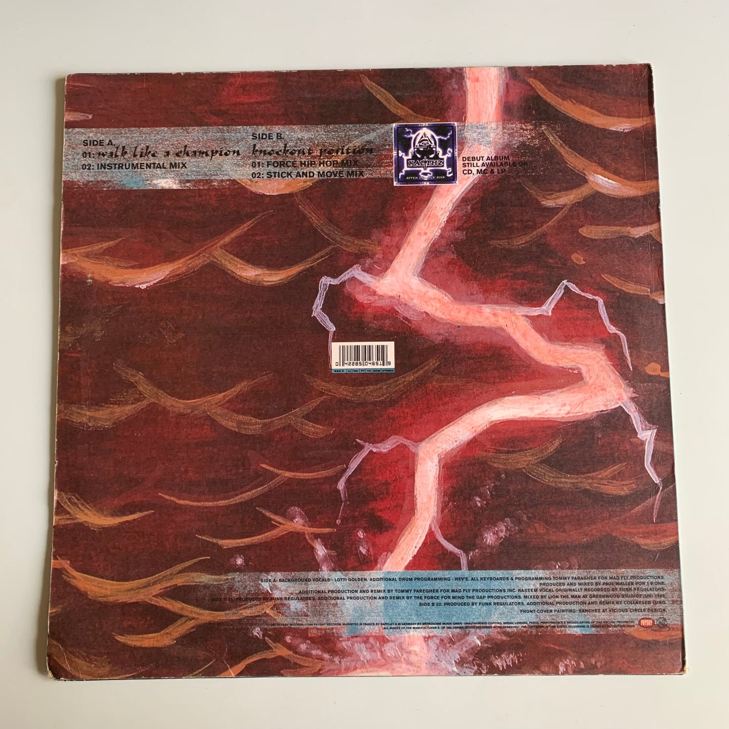 Kaliphz - Prince Naseem - Walk Like A Champion / Knockout Position - Single 1996