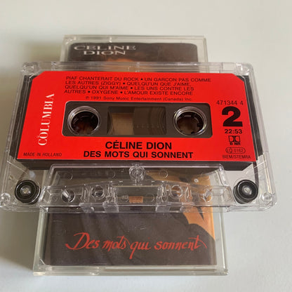 Celine Dion - Des Mots Qui Sonnent - 1992 Occasion
