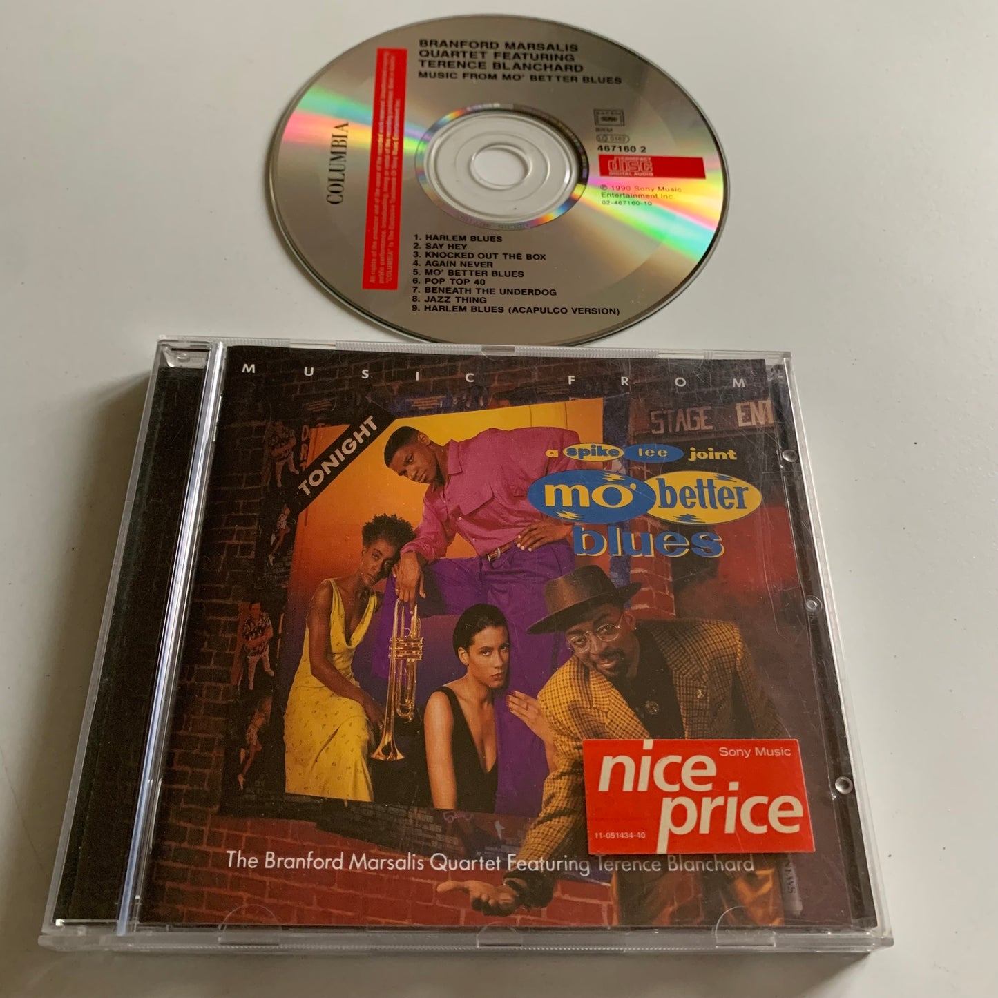 CD - Branford Marsalis Quartet - Terence Blanchard - Music From Mo' Better Blues - Occasion