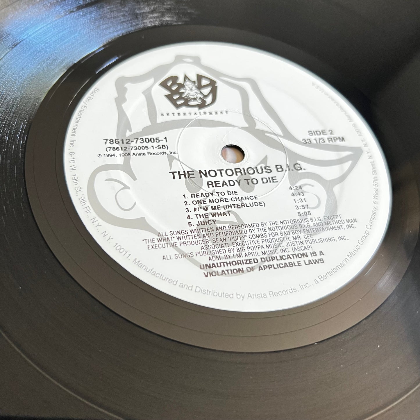 The Notorious B.I.G. - Ready To Die - OG Double LP 1995