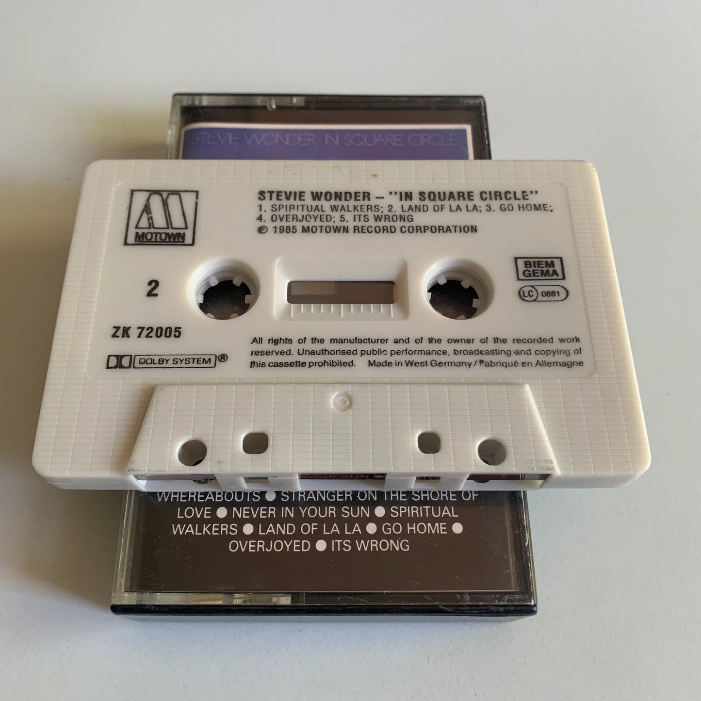 Stevie Wonder - In Square Circle - 1985 Occasion