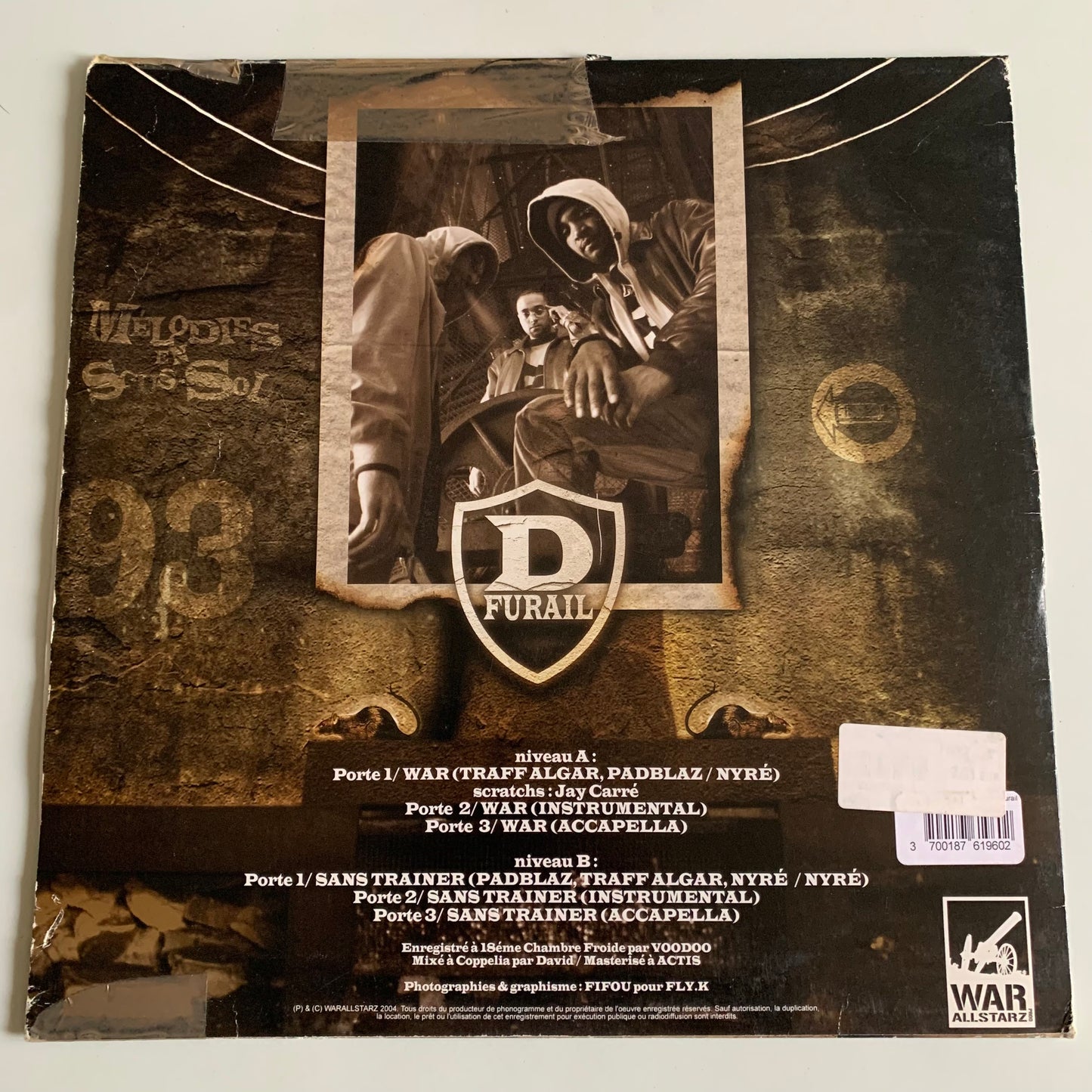 Zone D.Furail - War / Sans Trainer - 12” 2004 Occasion