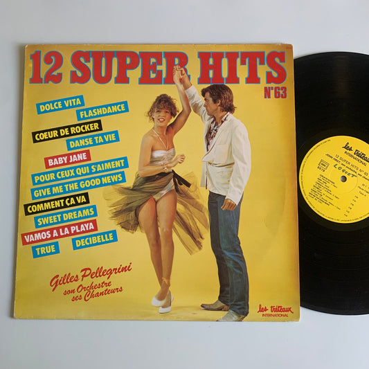 Gilles Pellegrini, Son Orchestre Et Ses Chanteurs - 12 Super Hits N°63 Occasion