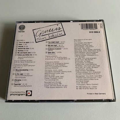 Genesis - Three Sides Live - 1984 Occasion