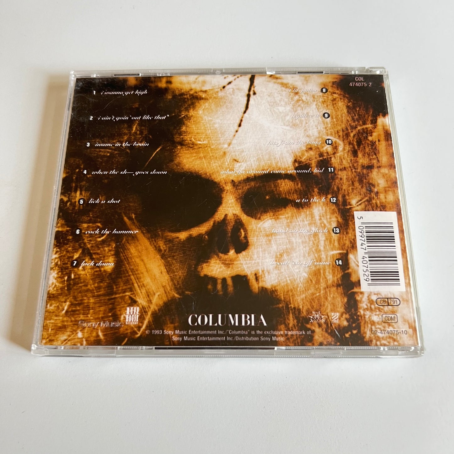 CD - Cypress Hill - Black Sunday - 1994