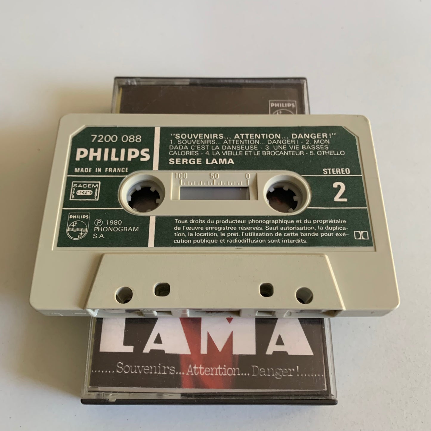 Serge Lama - Souvenirs Attention Danger - 1980 Occasion