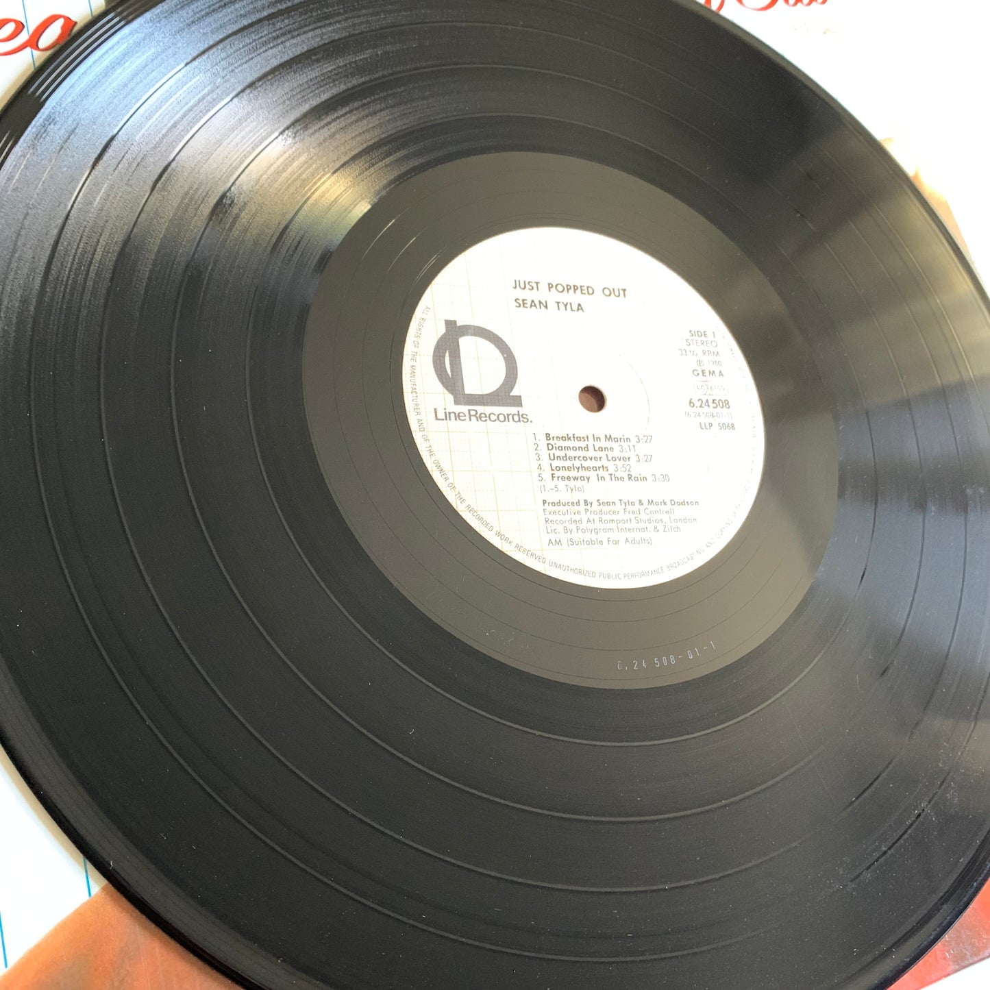 Sean Tyla - Sean Tyla's Just Popped Out - LP 1980