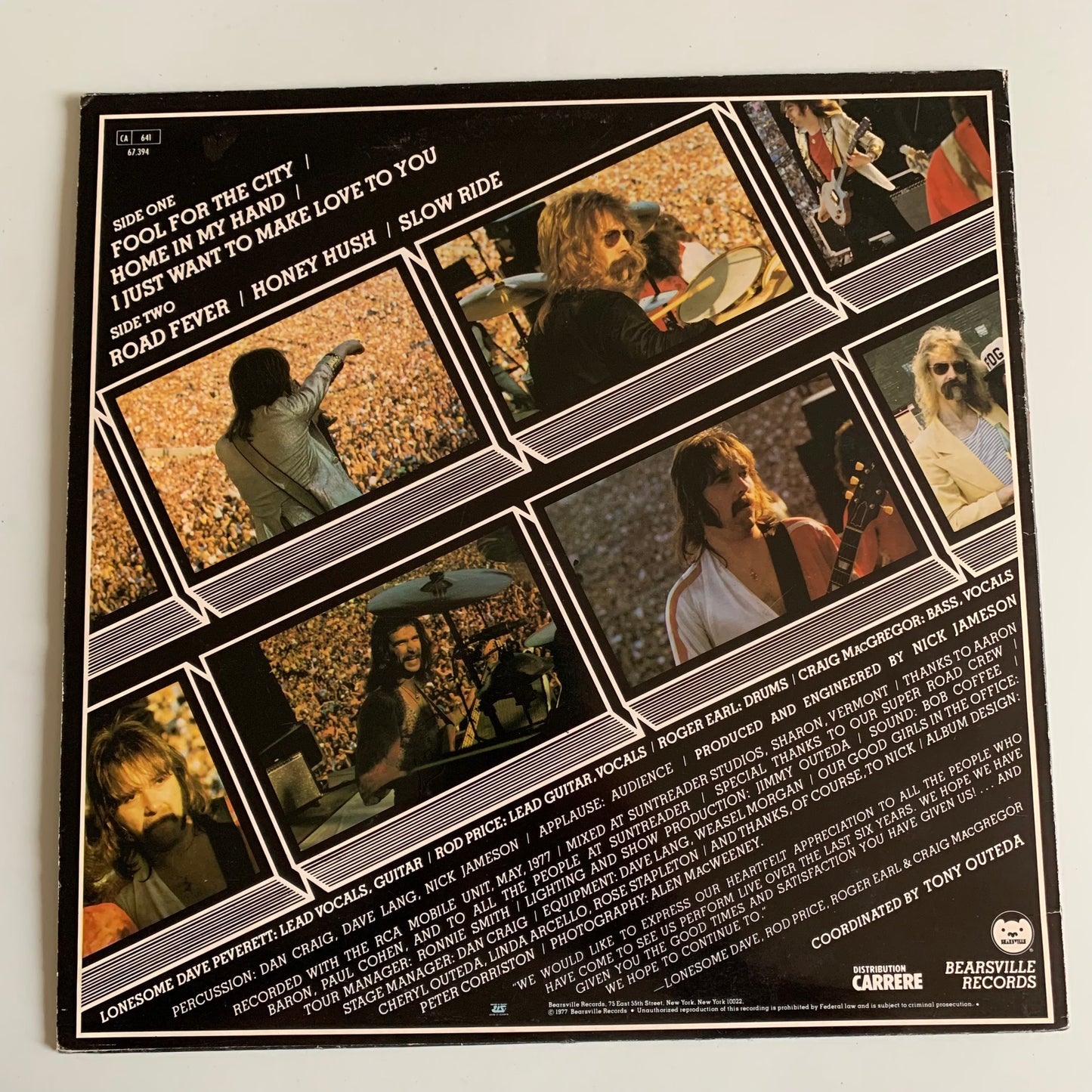 Foghat - Live - LP 1980 Occasion