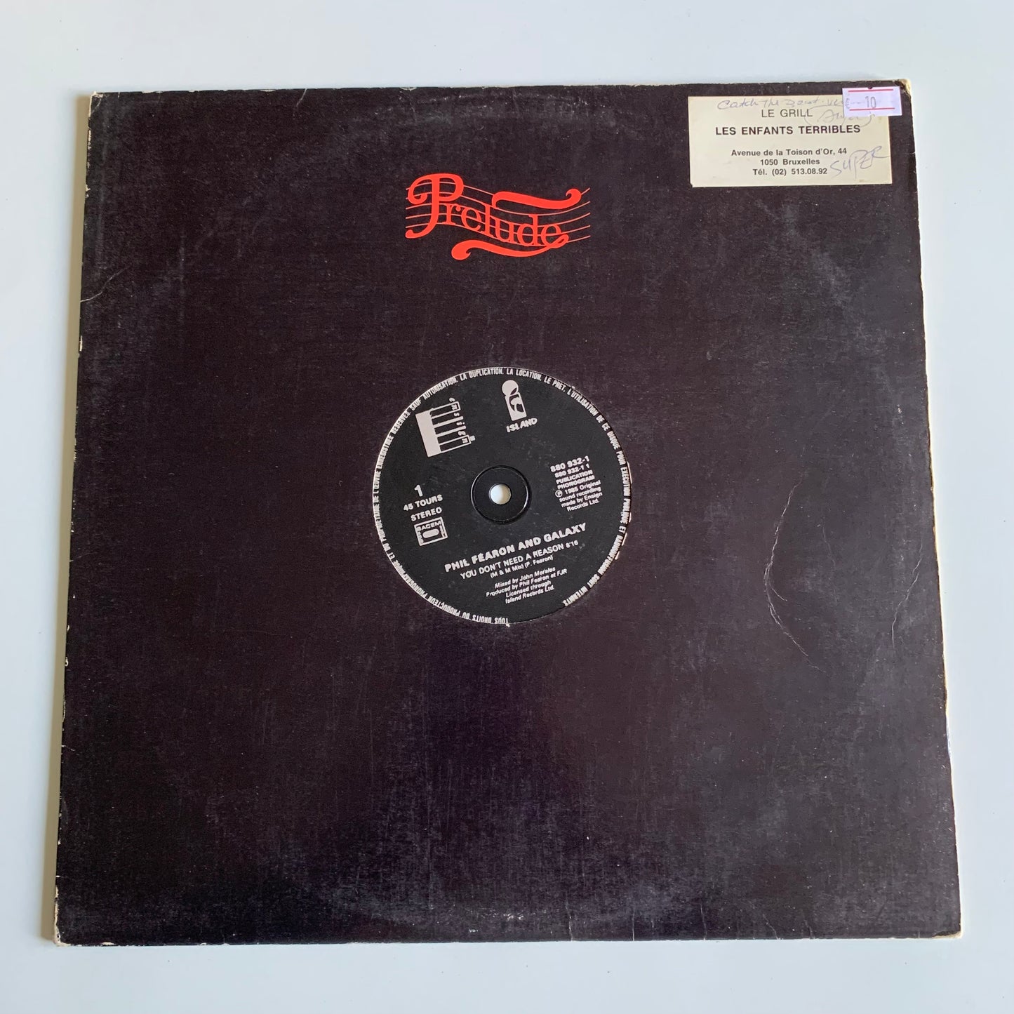 Phil Fearon And Galaxy - You Don't Need A Reason - Single 1985