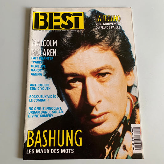 Magazine - Best 309 Mai 1994 - Alain Bashung - Malcolm McLaren