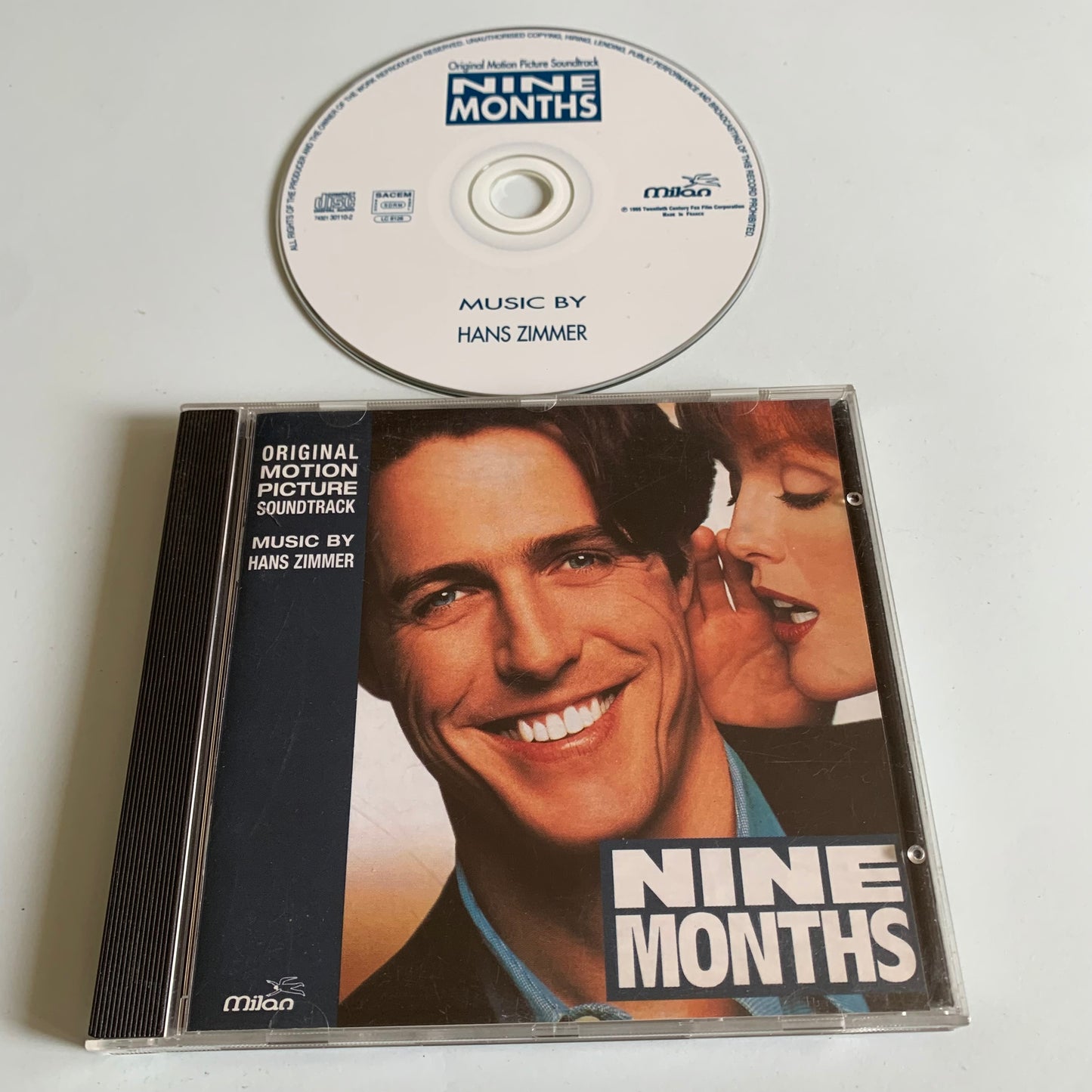 CD - Hans Zimmer - Nine Months (Original Motion Picture Soundtrack) - 1995 Occasion