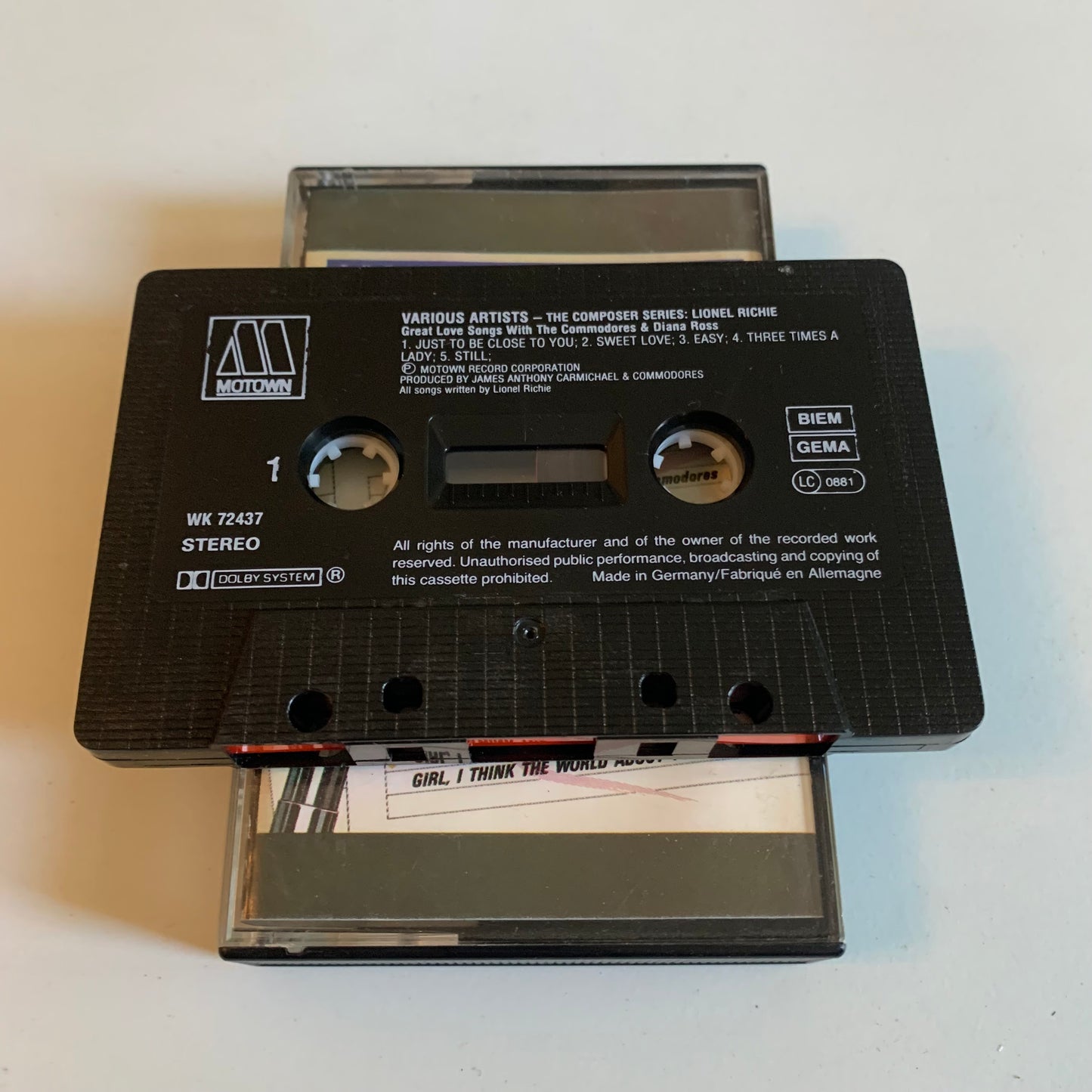 Lionel Richie - The Composer - Great Love Songs With The Commodores And Diana Ross - 1986