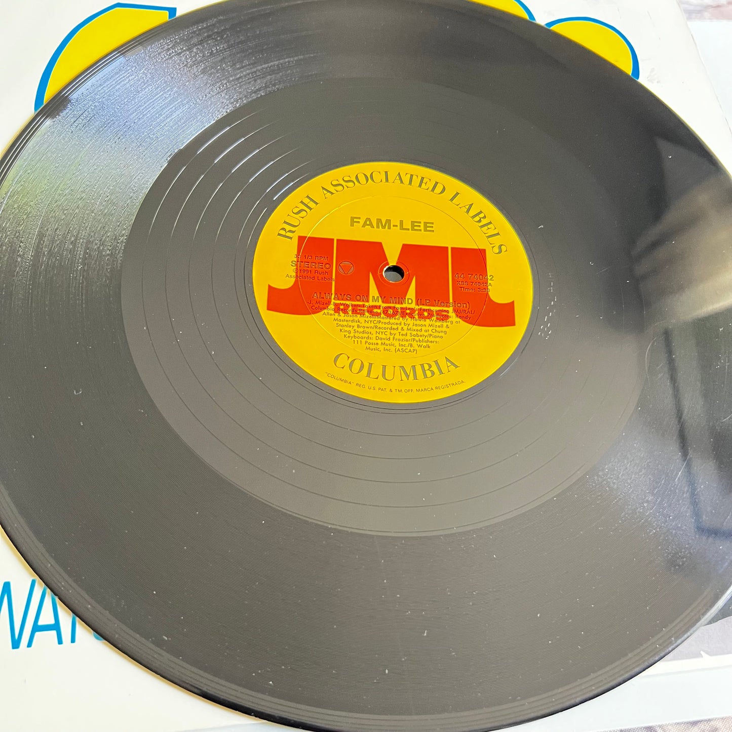 Fam-Lee - Always On My Mind - Single 1991