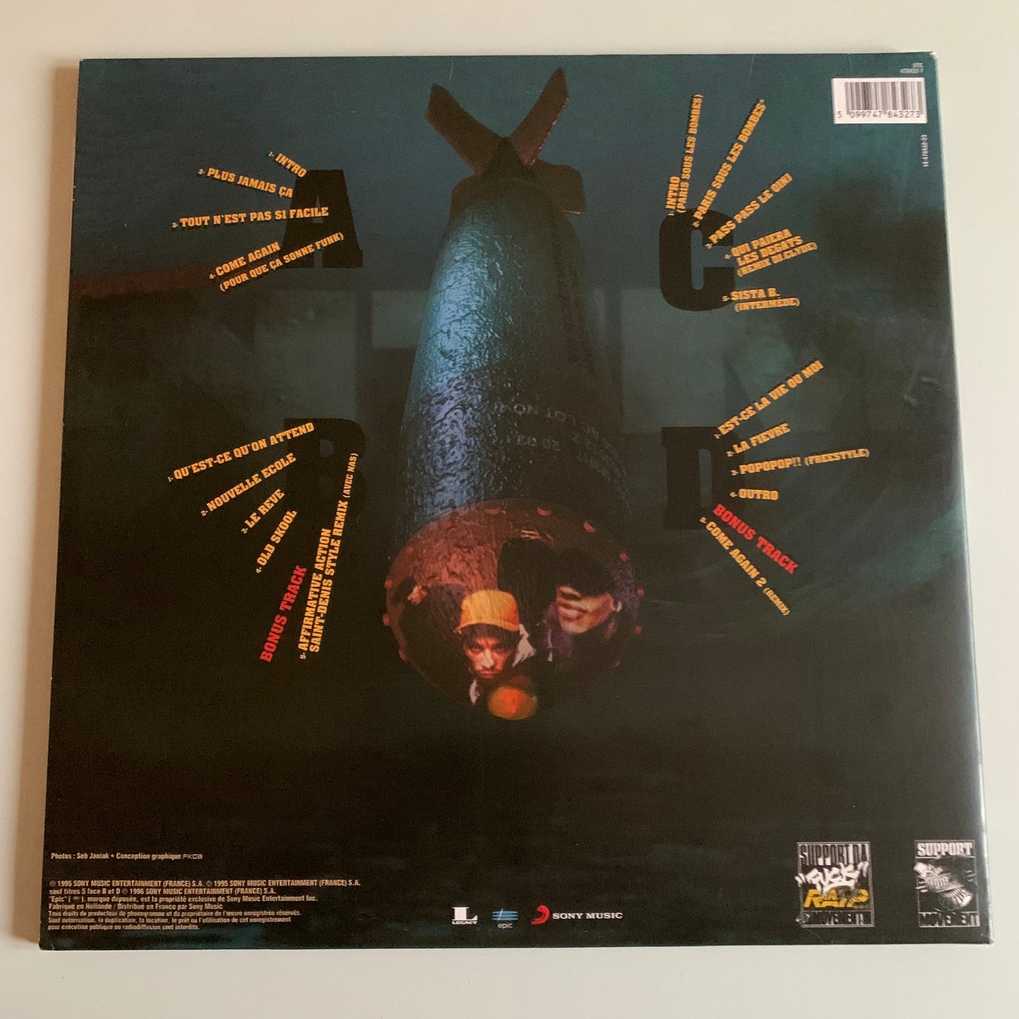 Suprême NTM - Paris Sous Les Bombes - Double LP 2014
