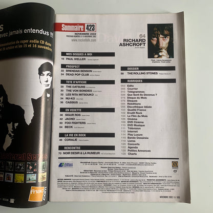Magazine Rock & Folk - Nº423 Novembre 2002