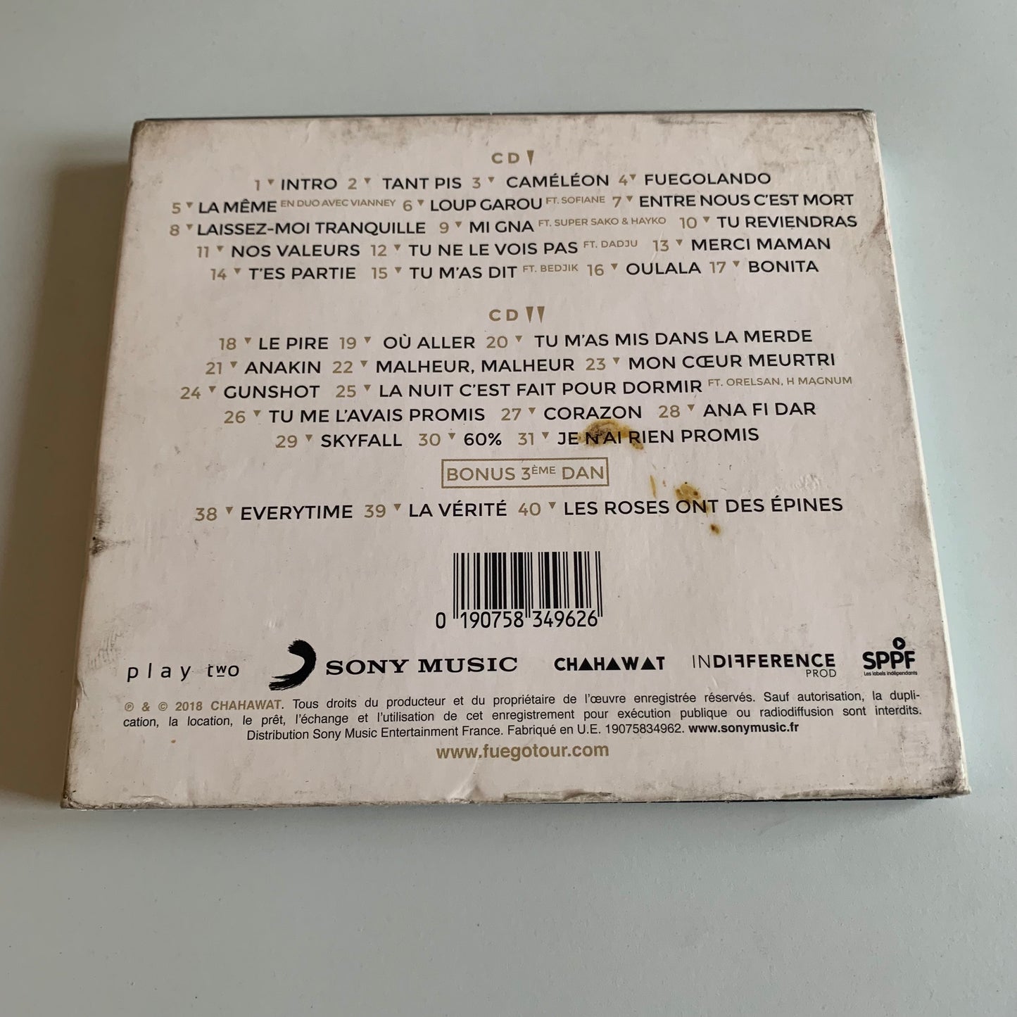 Maitre Gims - Ceinture Noire [3ème DAN] - 2018 Occasion